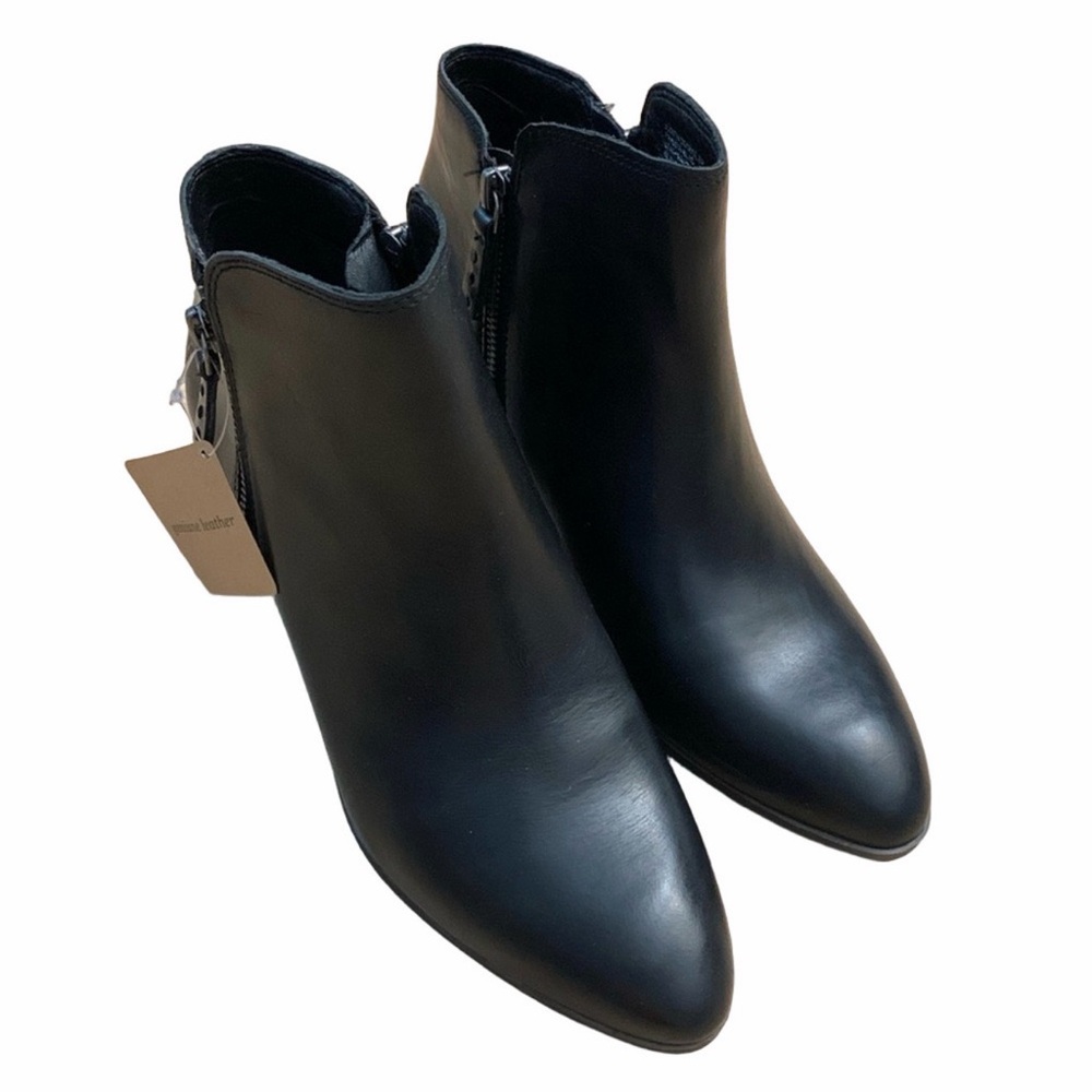 Frye Women’s Judith Black Leather Ankle Boots Size 9 Retail $348
